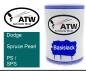 Preview: Dodge, Spruce Pearl, PS / SPS: 500ml Lackdose, von ATW Autoteile West.